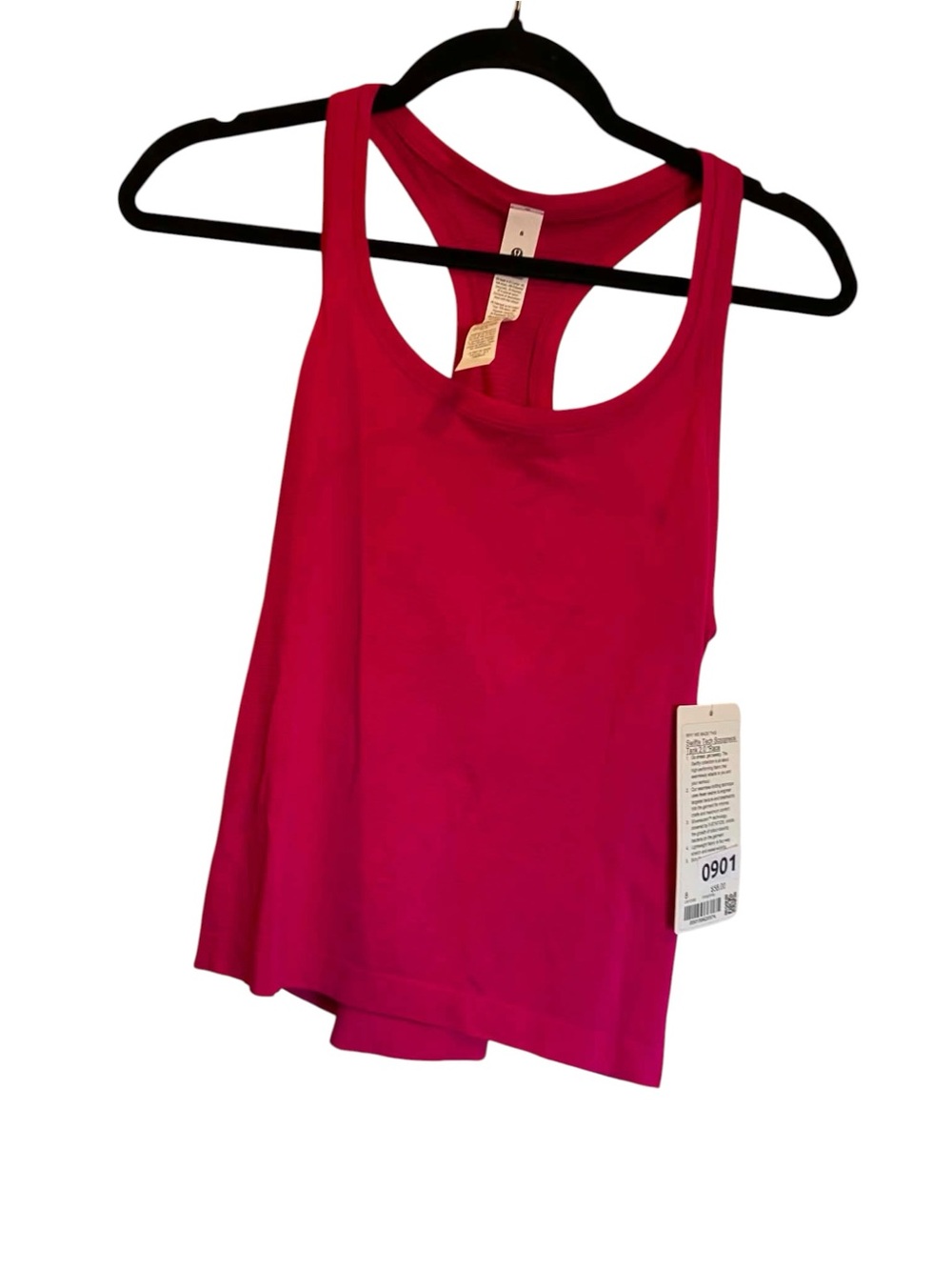 NWT Lululemon Swiftly Tech Scoopneck Tank 2.0 Race PINK FLARE Size 8